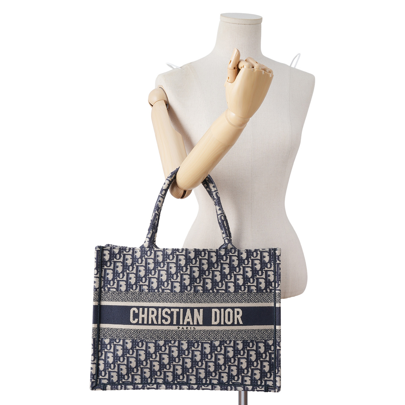 CHRISTIAN DIOR(USED)디올 M1296 북 토트 미듐